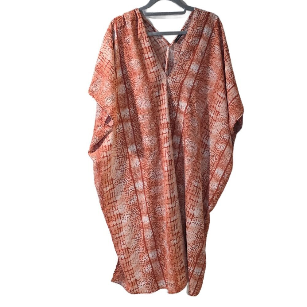 Natori Panther Summer Copper Caftan - sz L